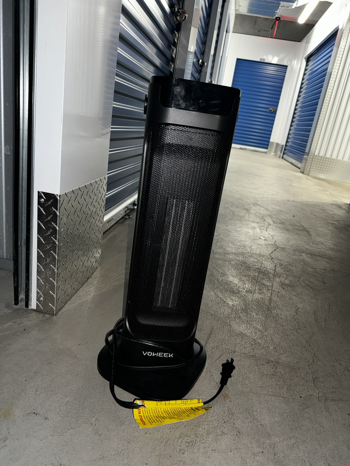 Space heater with remote