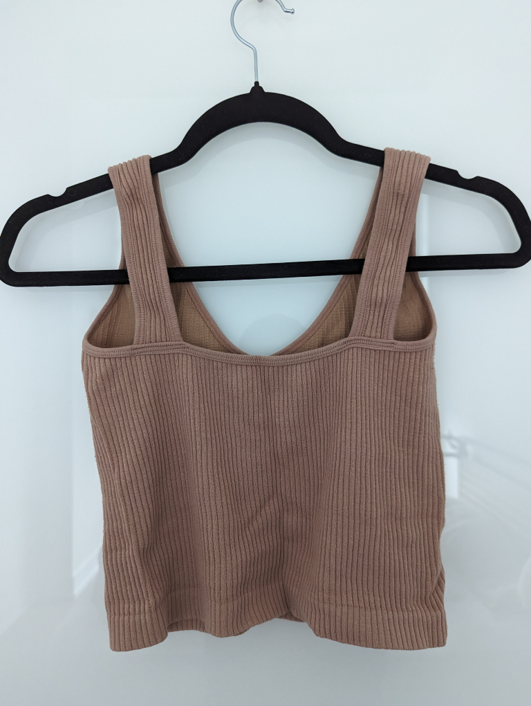 Free People Blush Ribbed Crop Top image indicator(2)