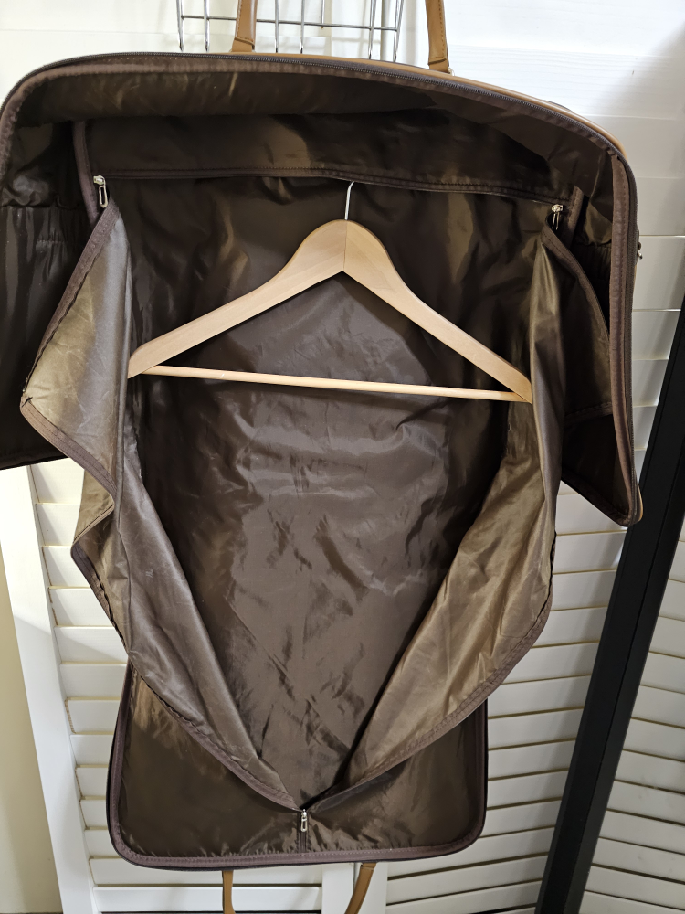 Vintage Hangers Garment Bag Brown