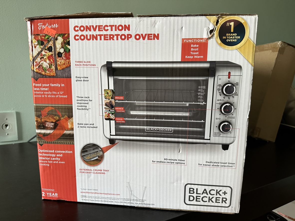 Black + Decker Convection countertop oven image indicator(2)