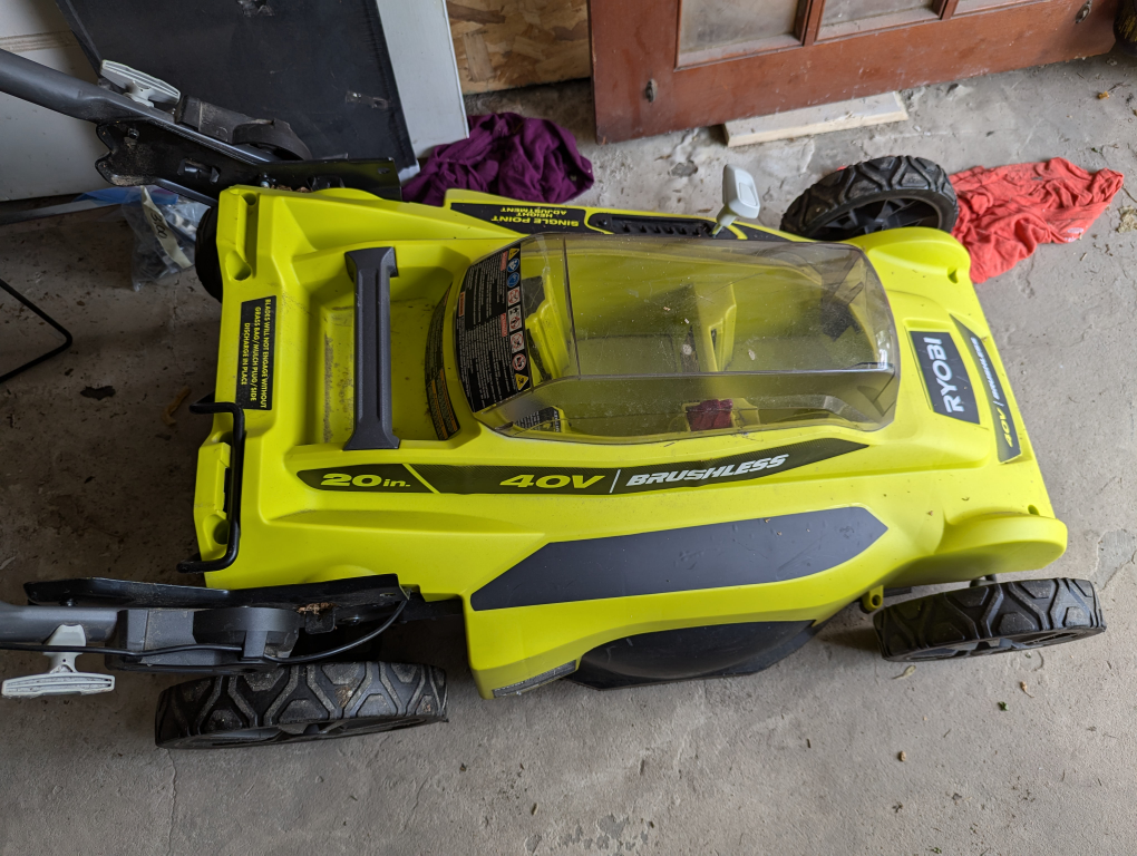 Ryobi cordless 40v lawn mower - photo 2