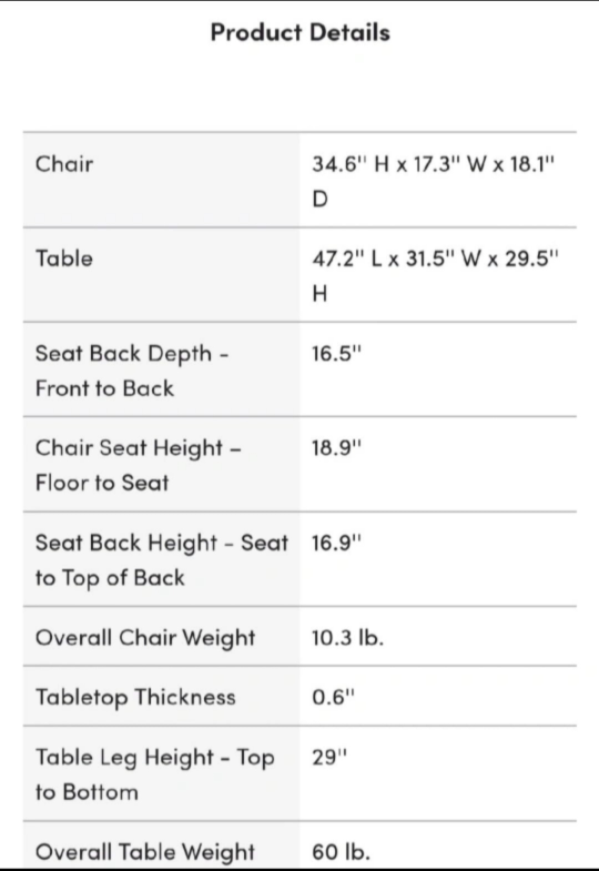 Dining Table Set - photo 4