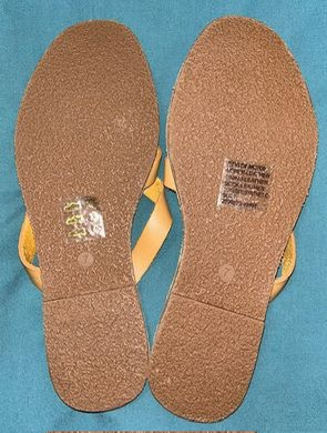 Madewell Tan Leather Boardwalk Thong Sandals - NEW - SZ 7 ⚽️ image indicator(3)