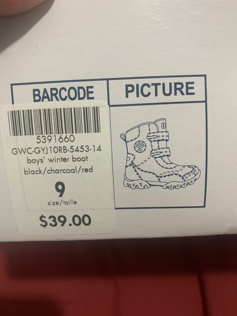 Toddler  winter boots.