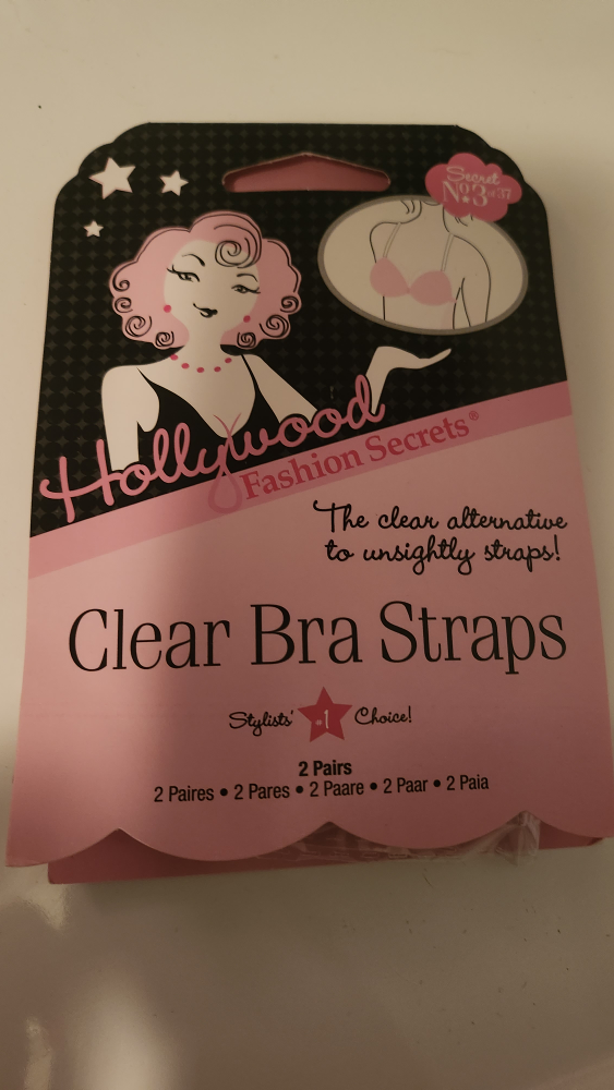 NEW Hollywood Fashion Secrets, clear bra straps #freecycle image indicator(2)