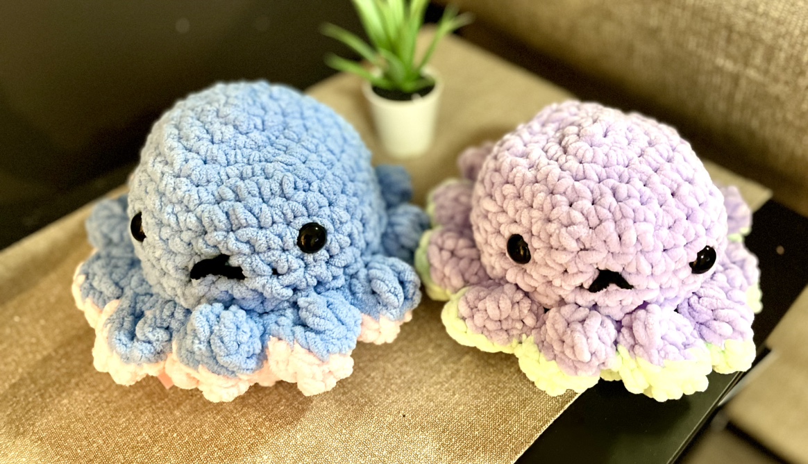 Flippable crochet octopus !! - photo 2