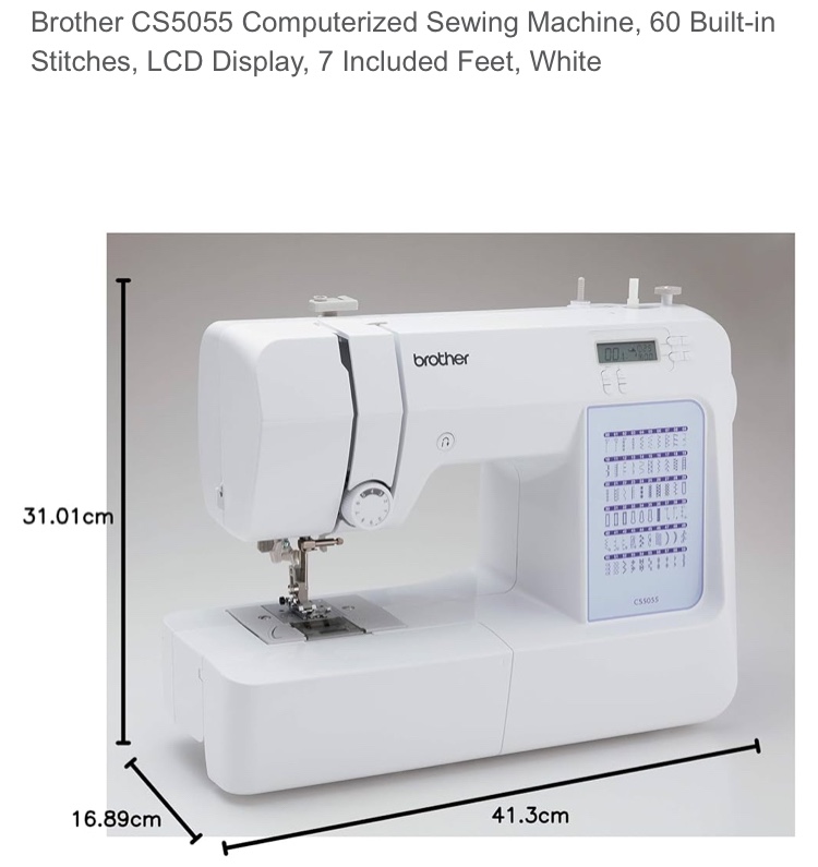 $200-brother cs5055 computerized Sewing machine - photo 2