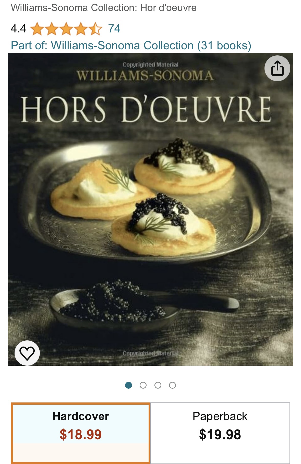 Hors O’Doeuvre book of recipes image indicator(4)