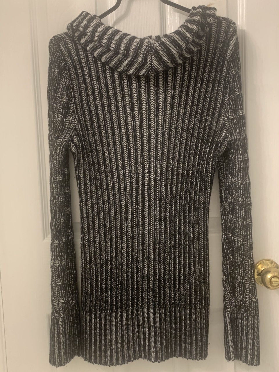 Black turtle neck sweater thumbnail