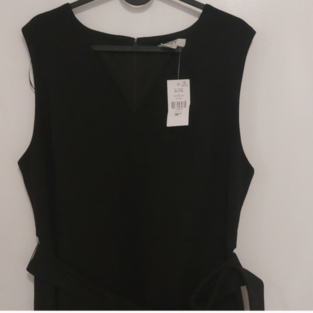Suzy Shier Sleveless Black Dress XL image indicator(2)