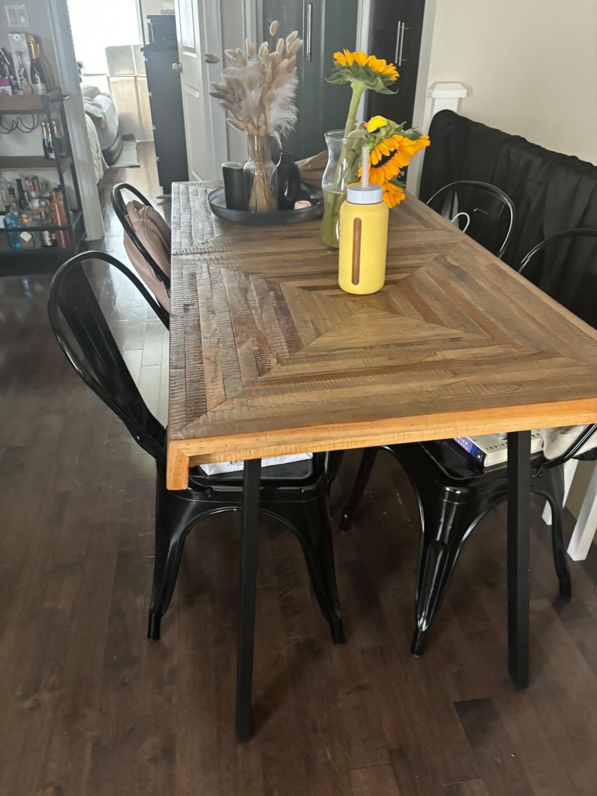 Rustic dining table