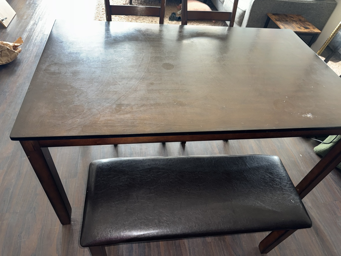 Dark Wood Dining Room Table - photo 3