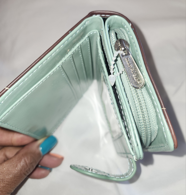 Brand New Teal Womens wallet image indicator(5)