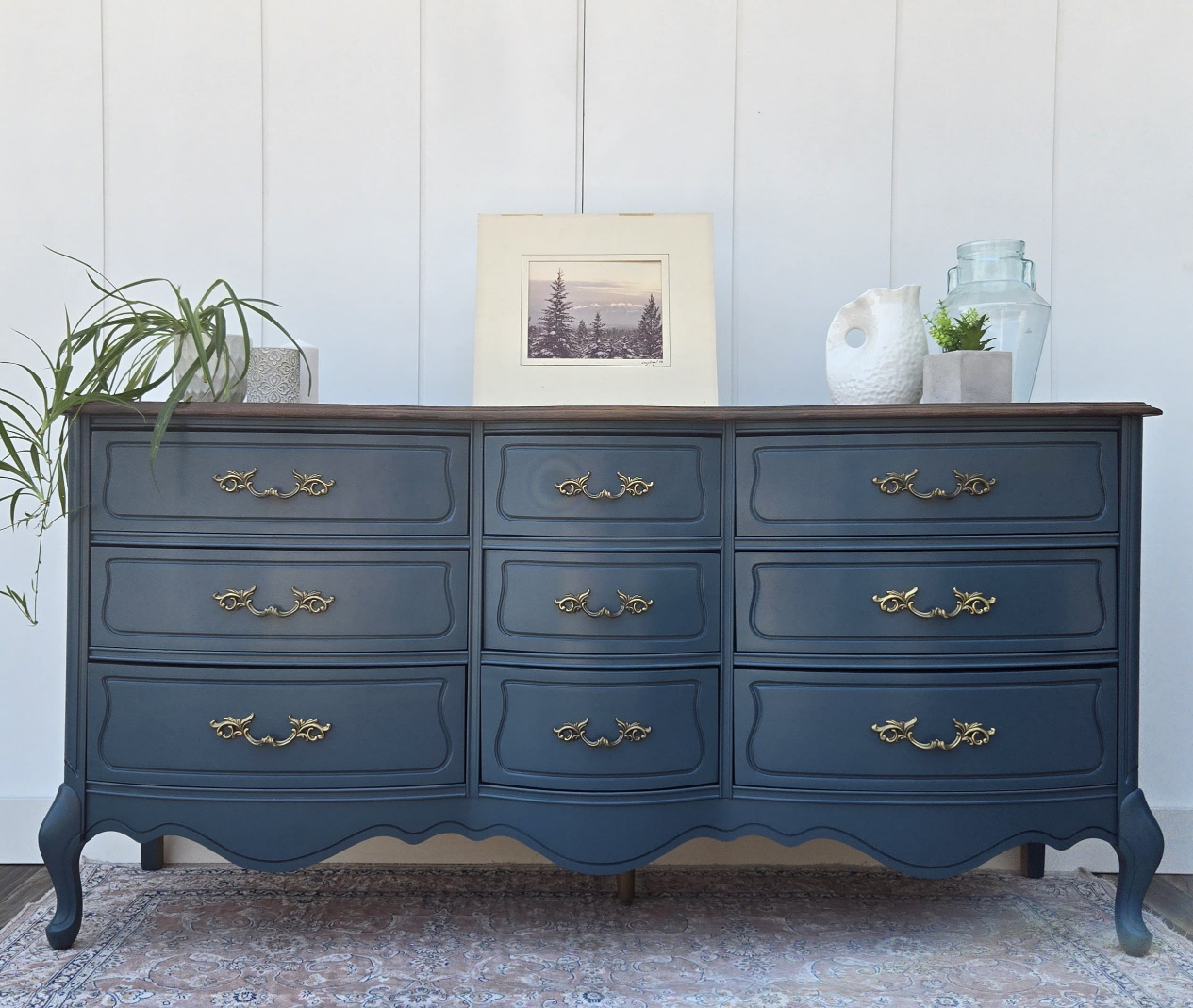 Refinished French Provincial Dresser - photo 5