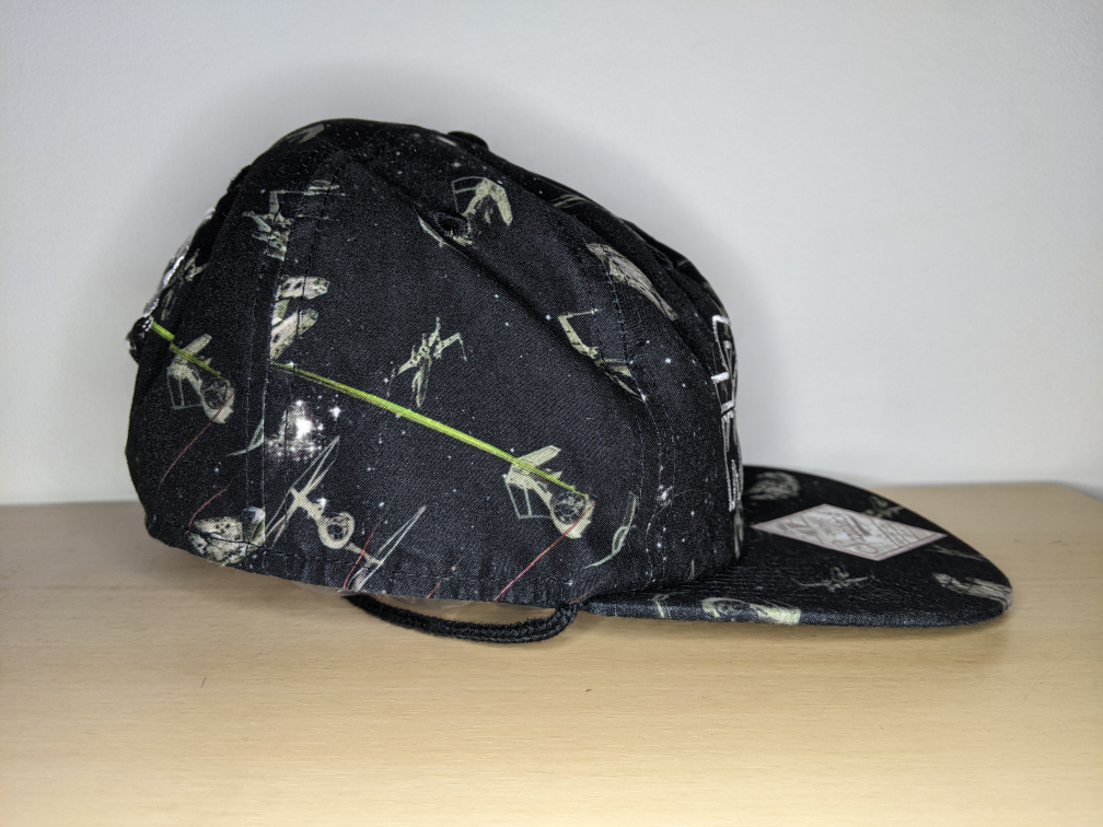 ⚽ Star Wars Baseball Hat Cap Adjustable Snapback Black & White image indicator(5)