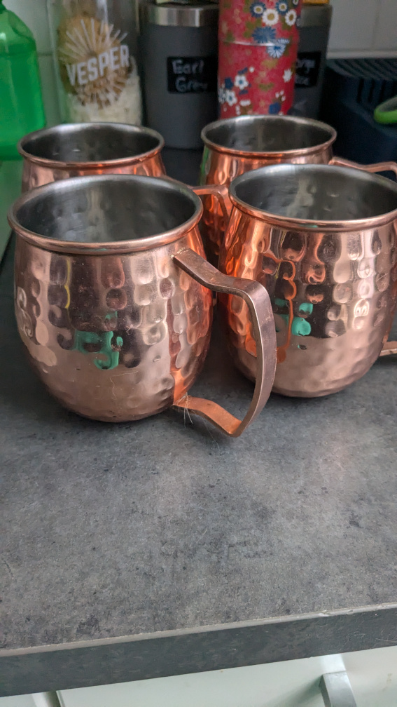 copper mugs