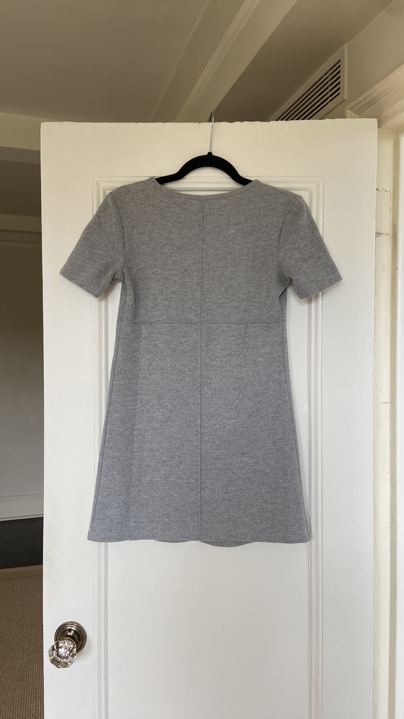 Grey T-shirt Mini Dress - photo 2
