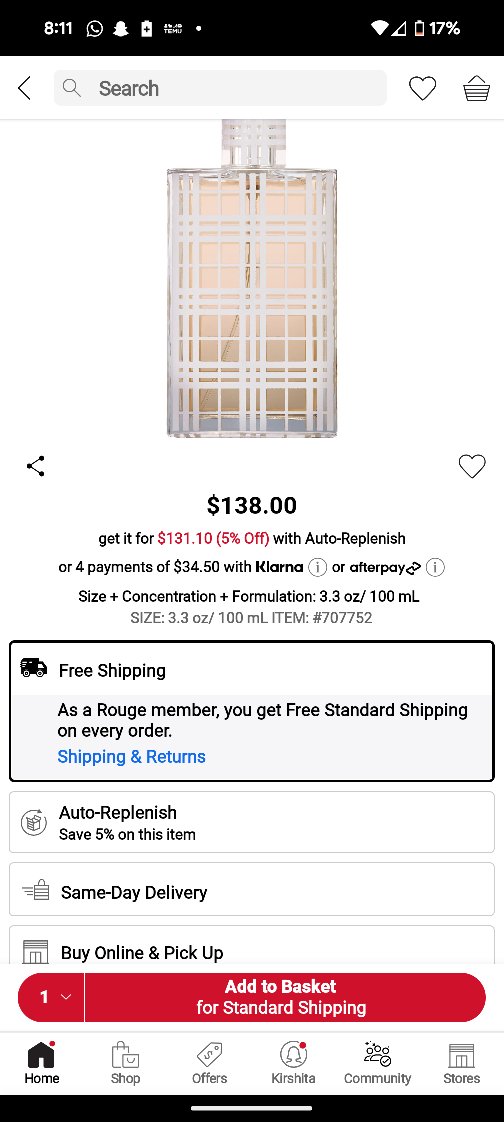 Burberry Brit perfume image indicator(2)