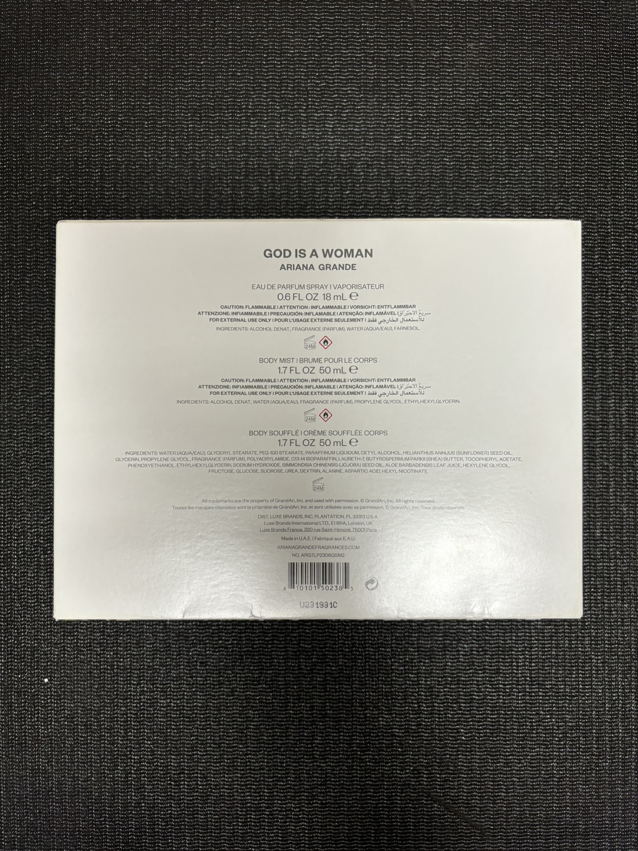 Ariana Grande God Is A Woman - Perfume Set - photo 3