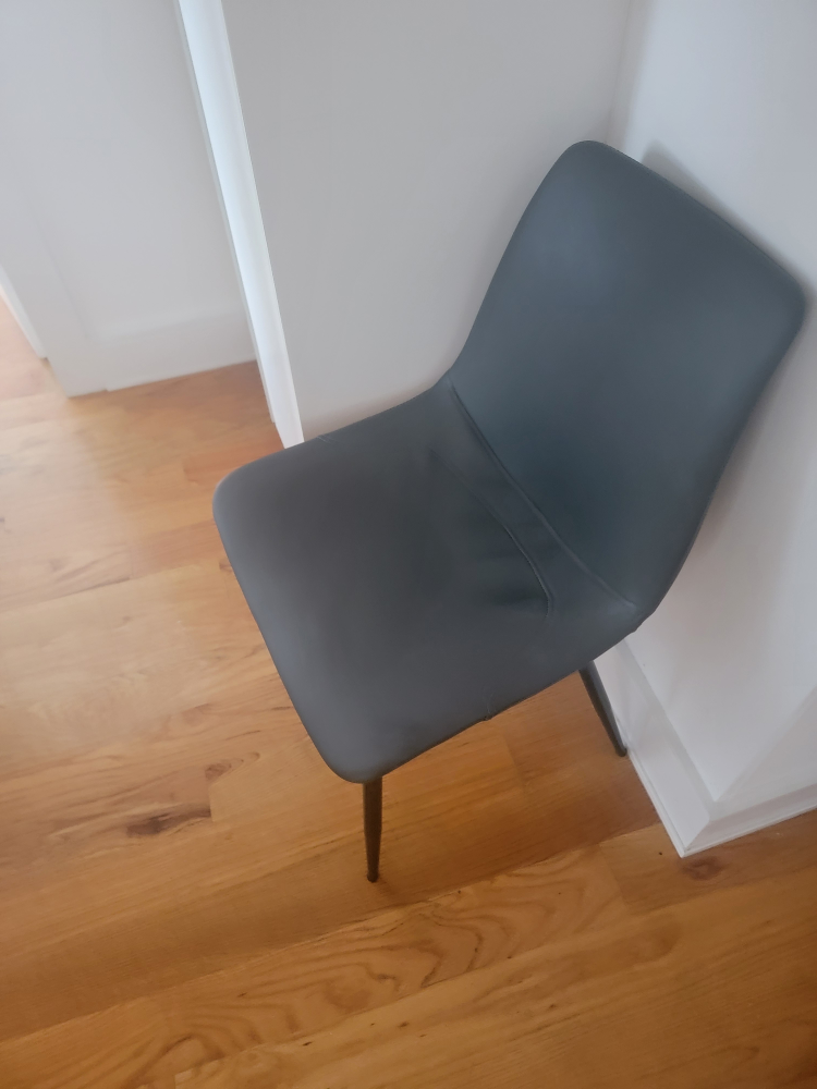 Grey dining chair