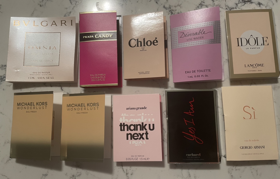 Perfume samples - 10 pcs