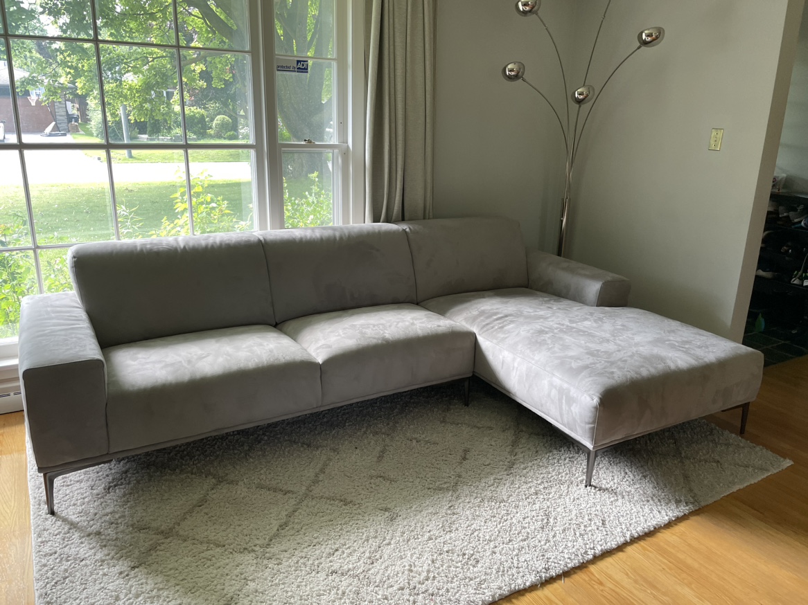 Moving Sale/ Brent Sectional with Wide Track Arms (sofa / couch) image indicator(4)