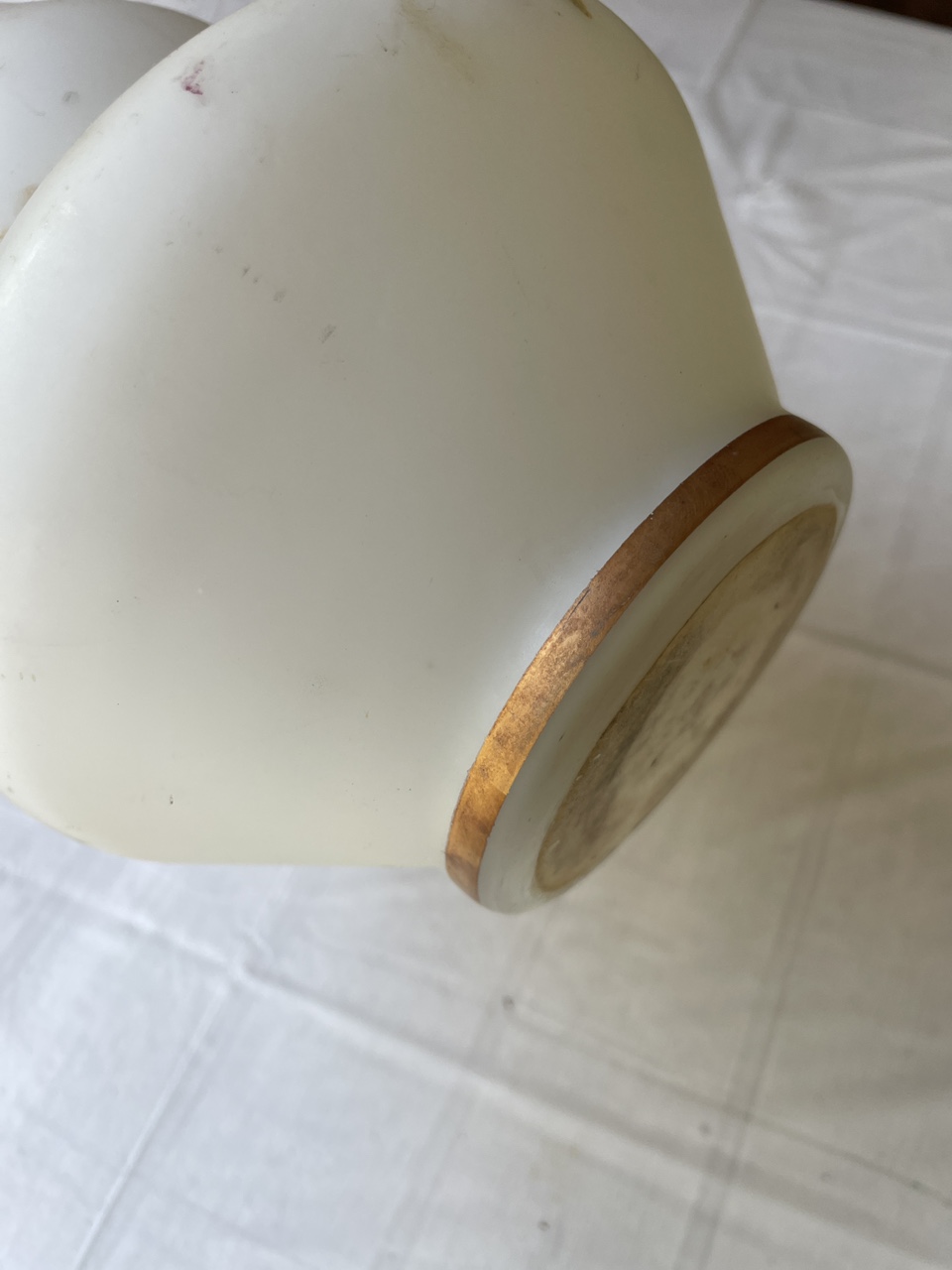 Hand painted vintage glass vase image indicator(4)