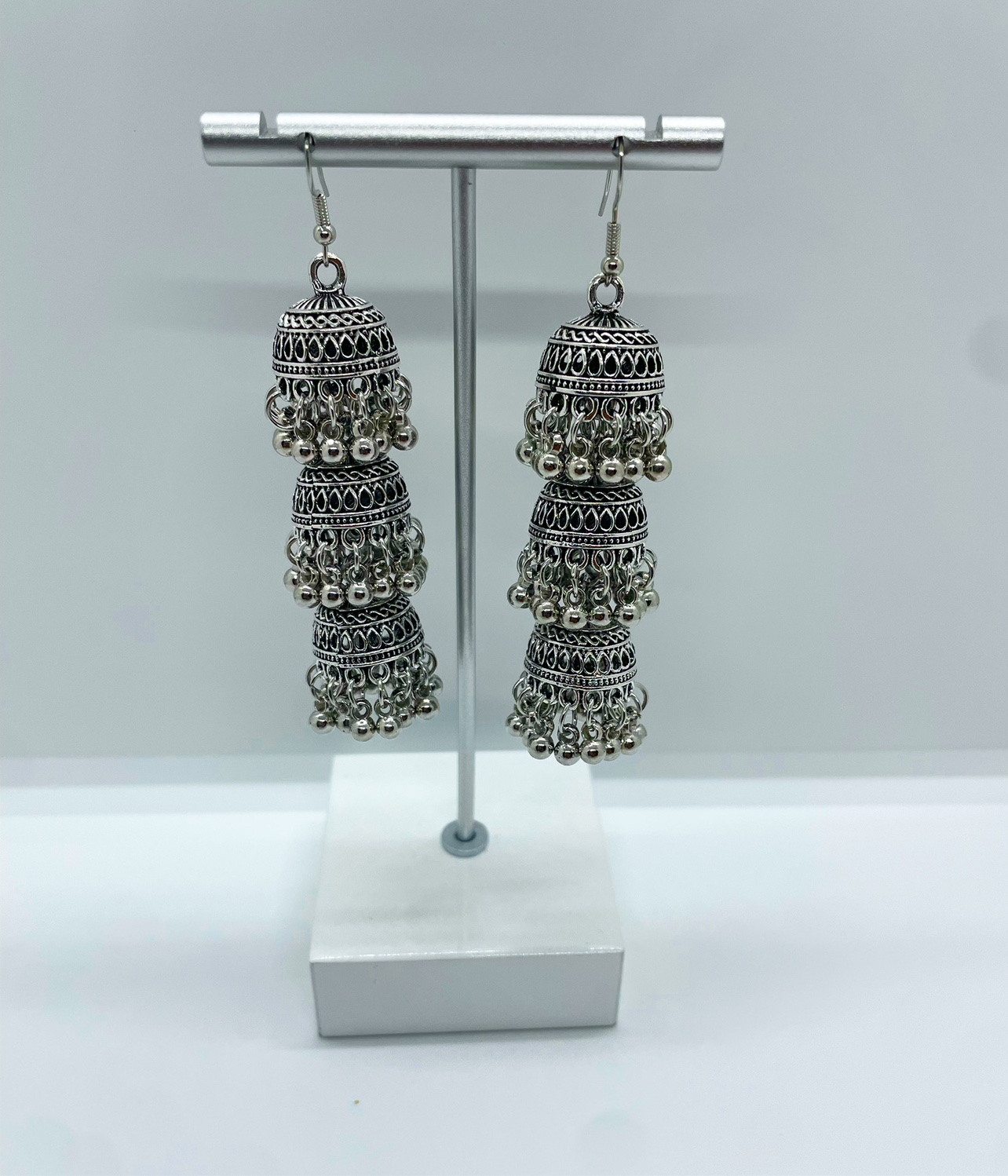 Jhumka Style Fashion Statement Earrings image indicator(4)