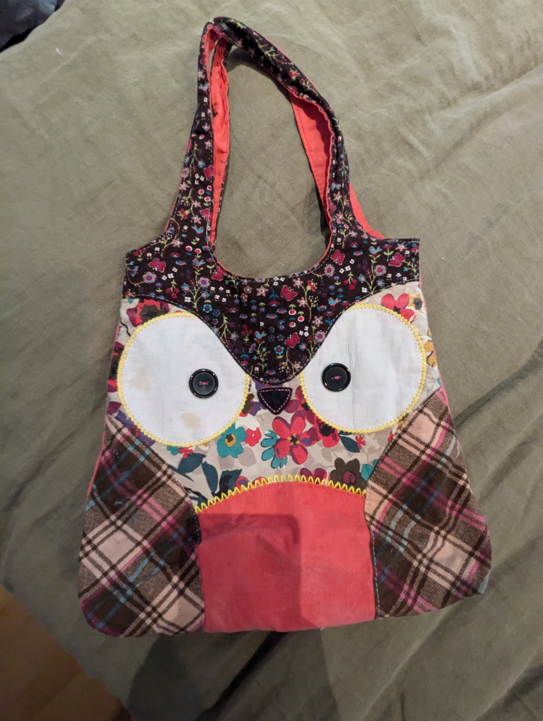 owl tote bag