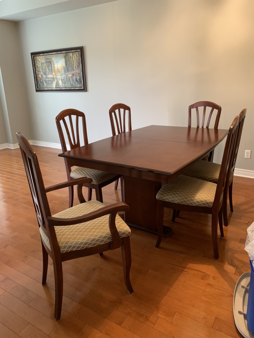 Dinning table with 6 chairs - photo 3