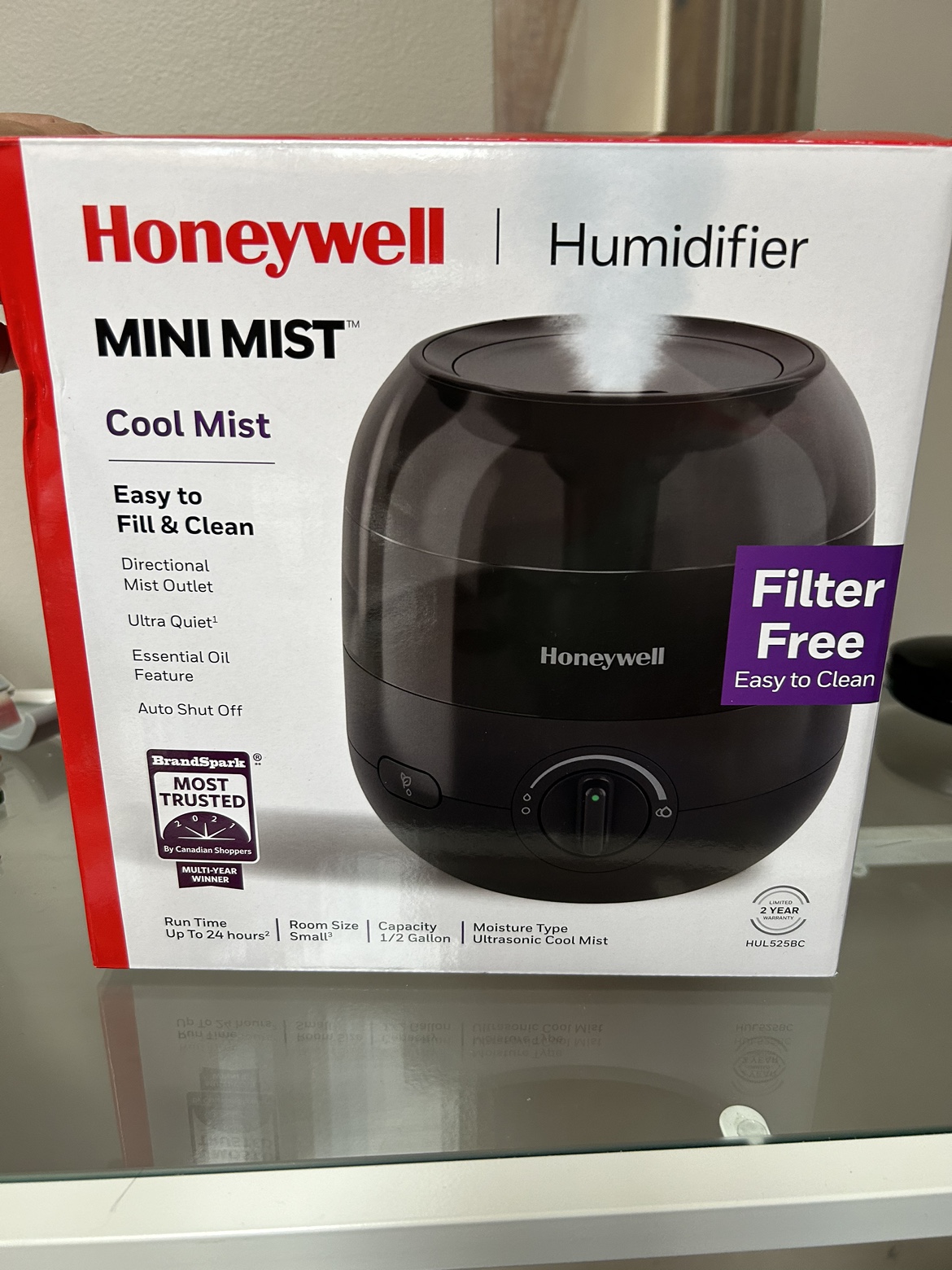 Honeywell Mini Mist™ Ultrasonic Cool Mist Humidifier