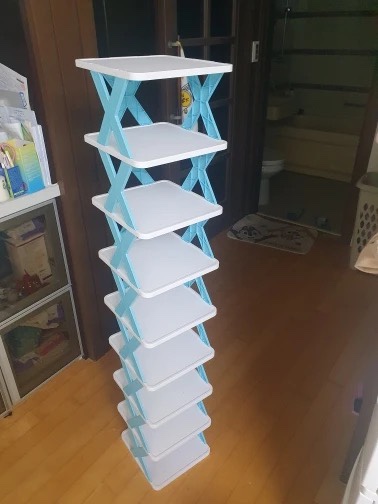 PLASTIC SHOE RACK, NEW 9 LAYERS - photo 2