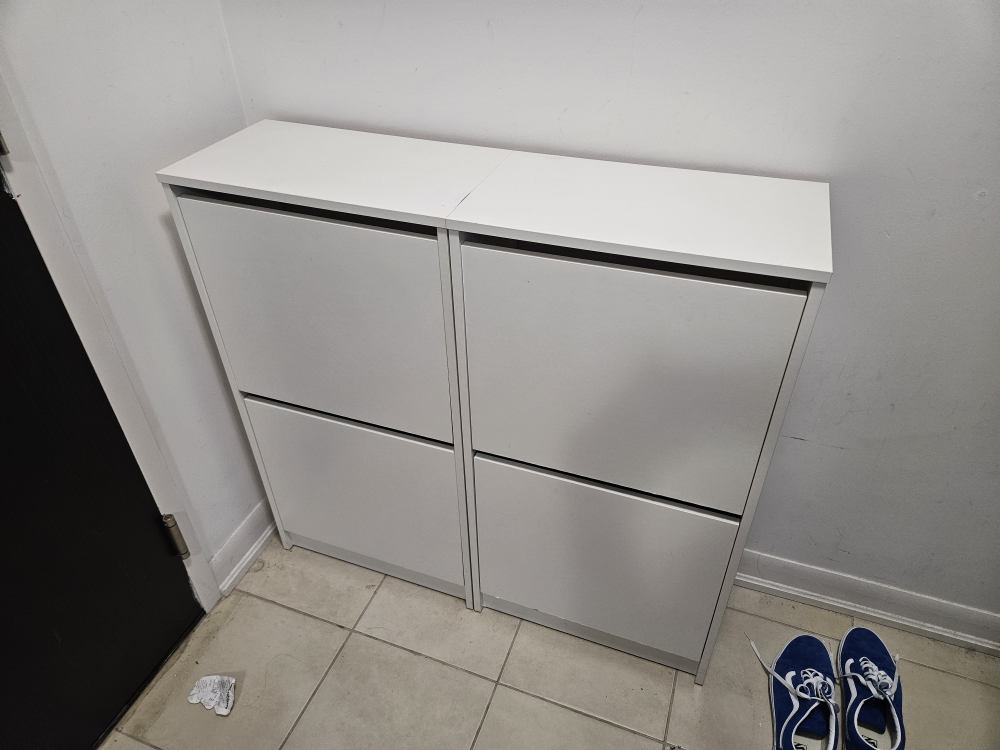 two ikea bissa shoe cabinets thumbnail