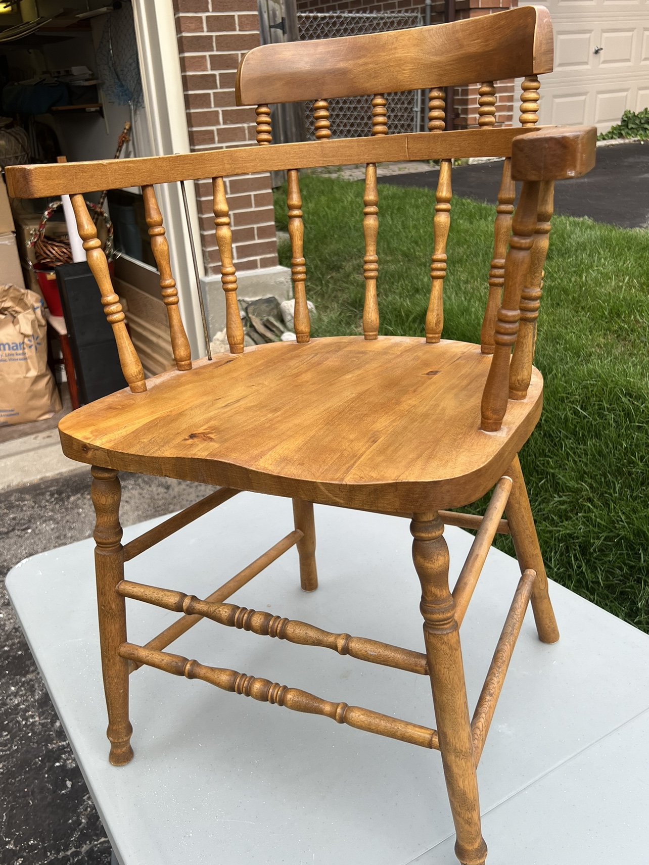 Antique wooden chair