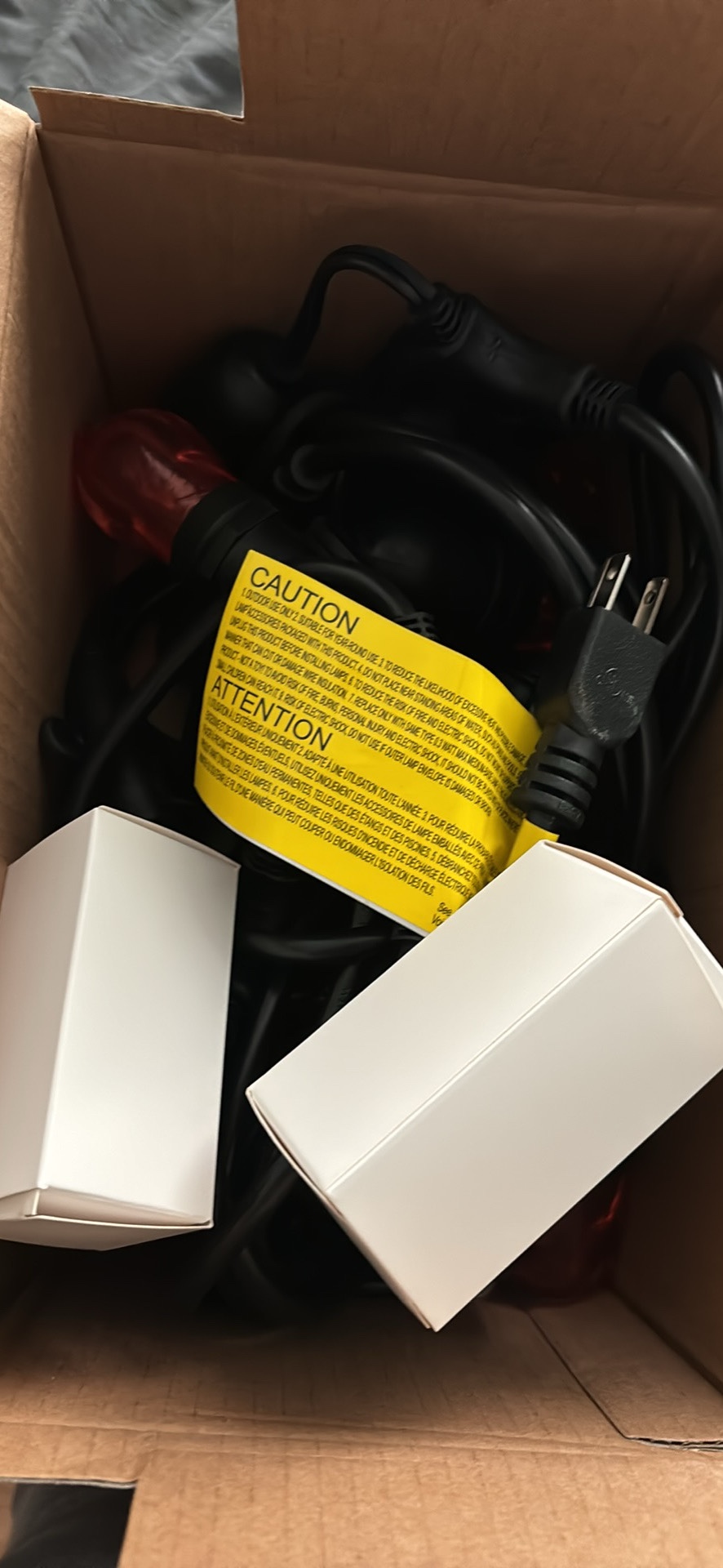 24 ft LED Outdoor Colour change patio string lights image indicator(2)