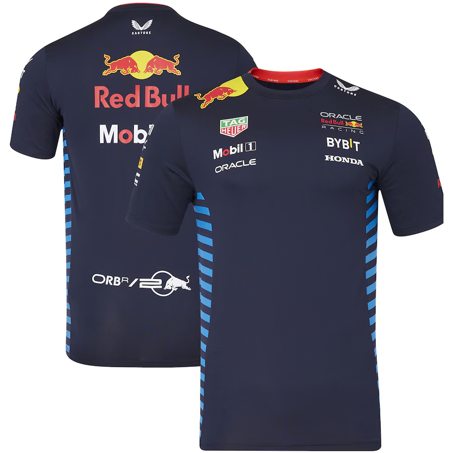 Brand New Red Bull Racing 2024 Team Set Up T-Shirt (3XL)