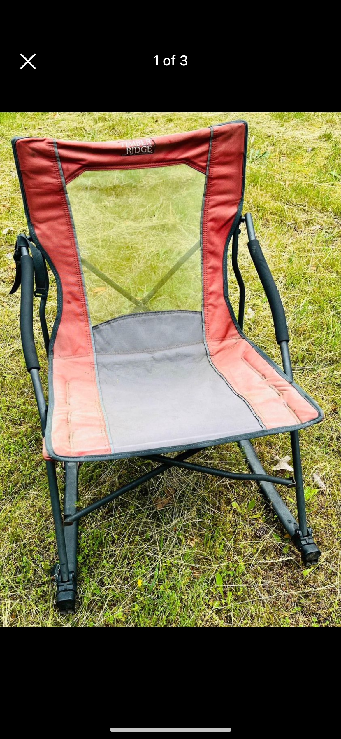 Timber Ridge rocking foldable chair