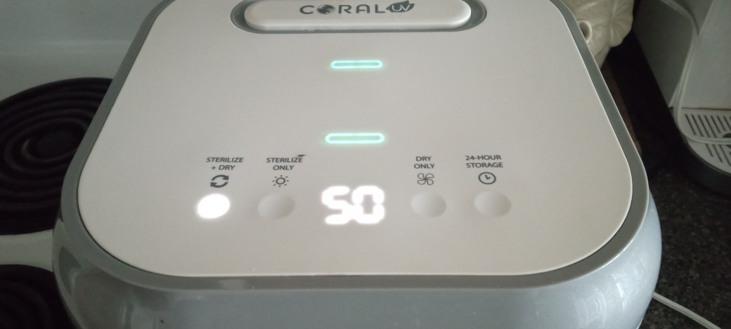 Coral UV Sterilizer for Baby Bottles, Pacifiers, etc. image indicator(4)
