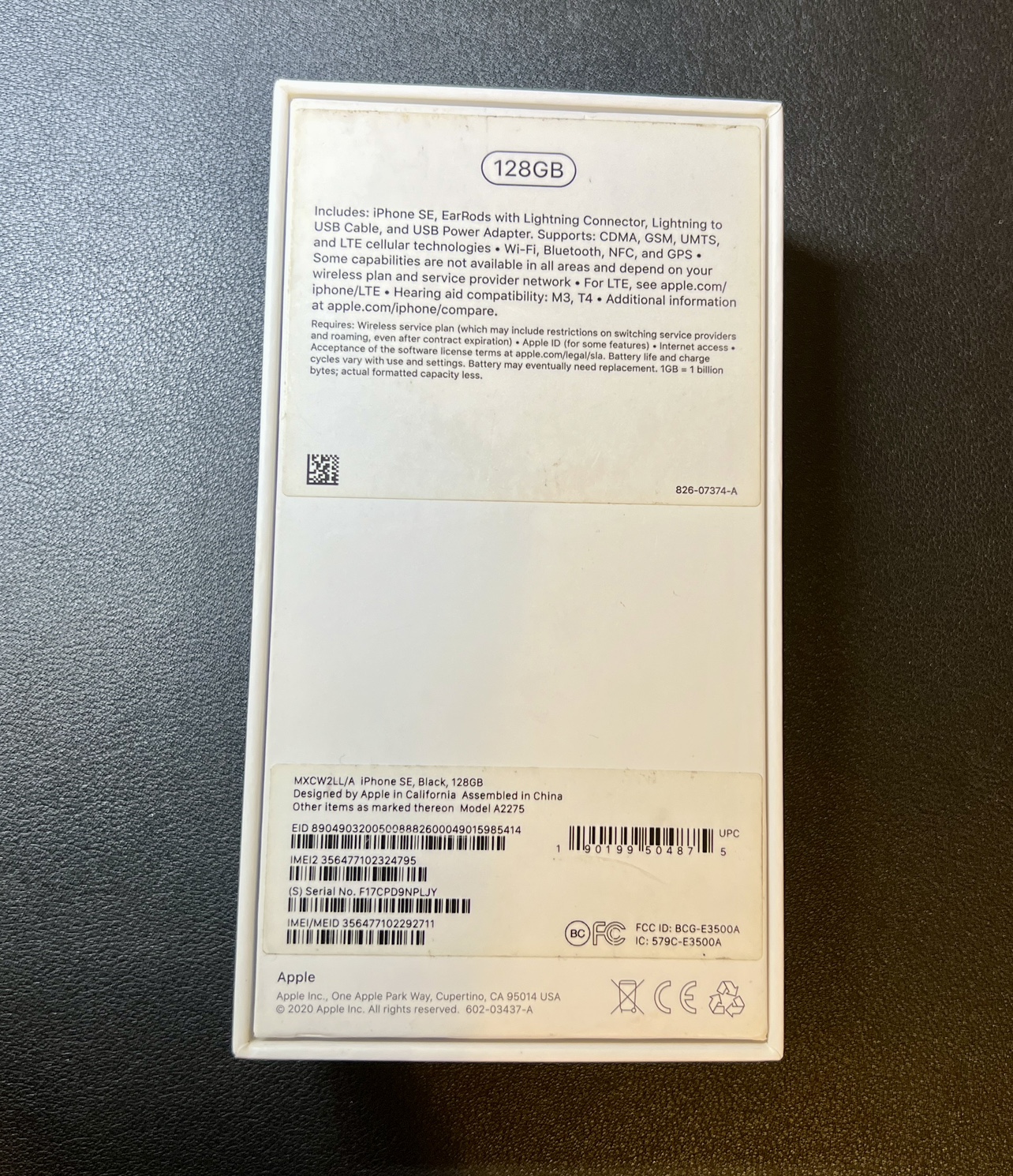 iPhone SE 128GB Black Unlocked - photo 2