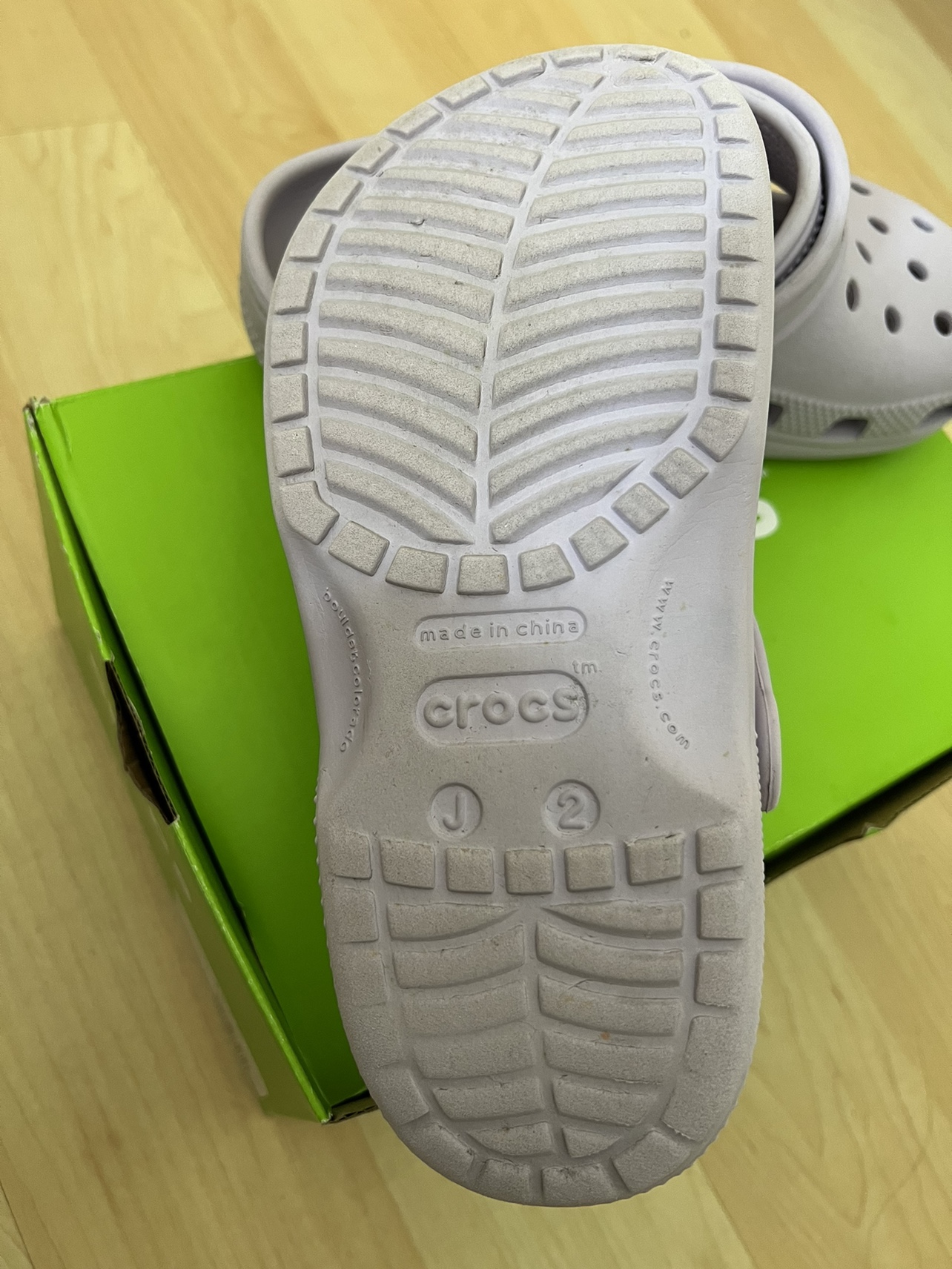 Purple Crocs for kids aged 6-8 - photo 2