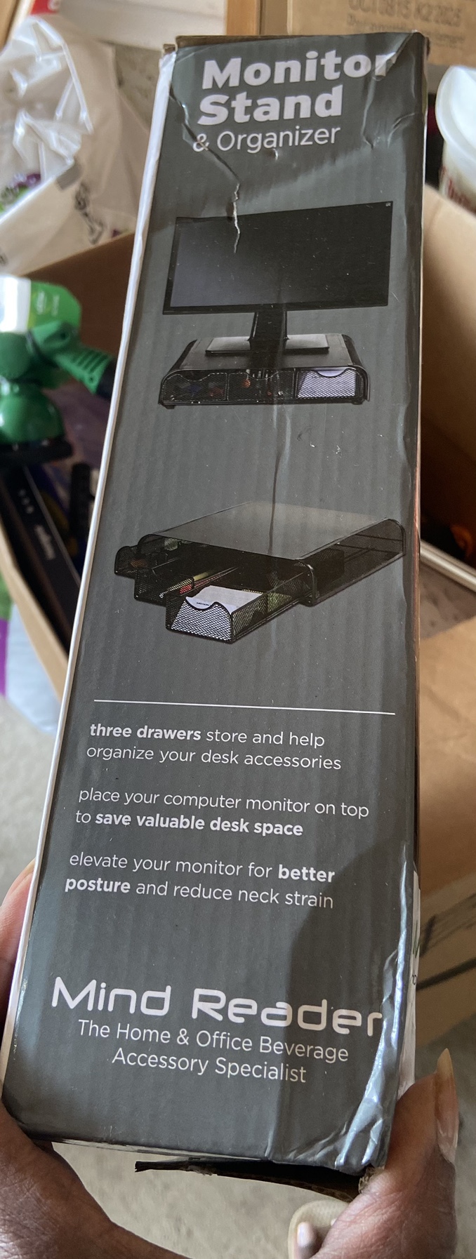 Computer Monitor Stand & Organizer - photo 3