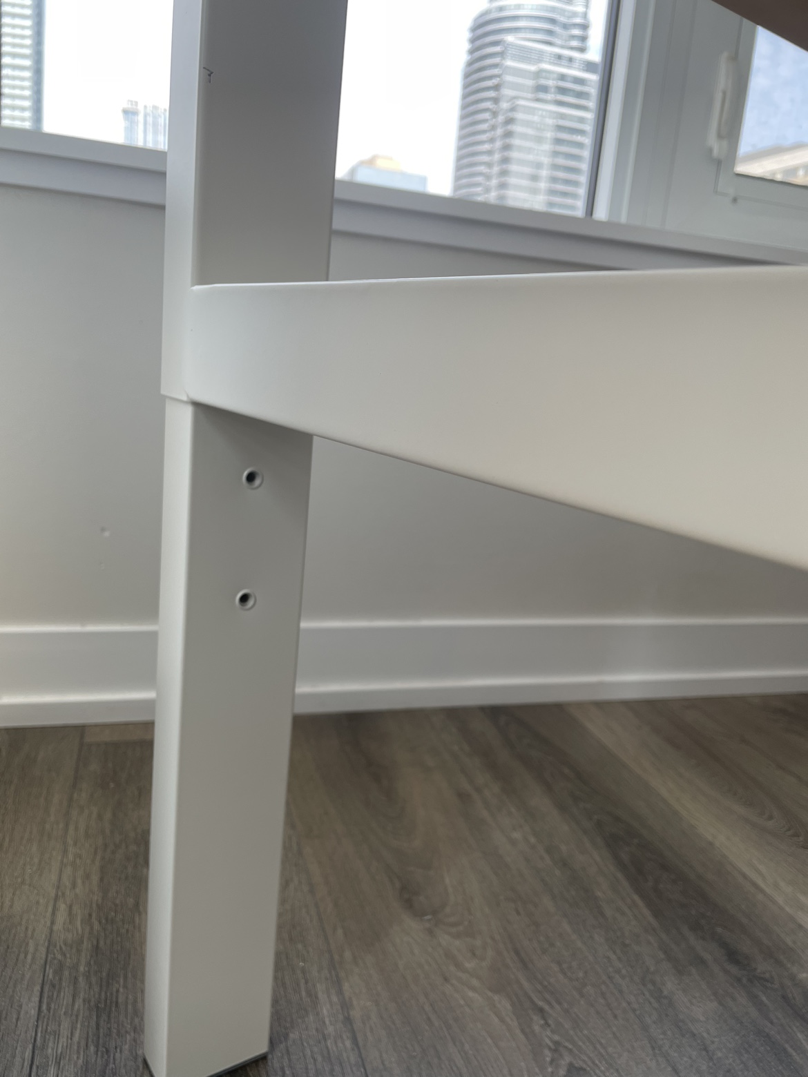Long white desk (ikea Pahl) - photo 3
