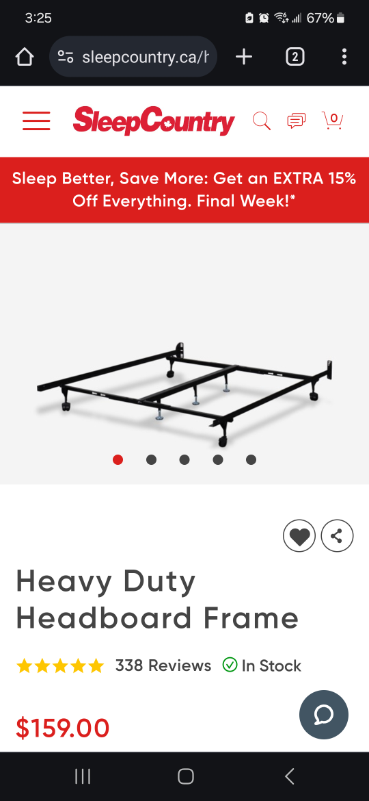 Full/Queen/King Bed Frame