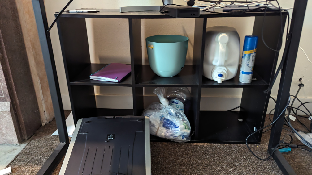 cube storage rack