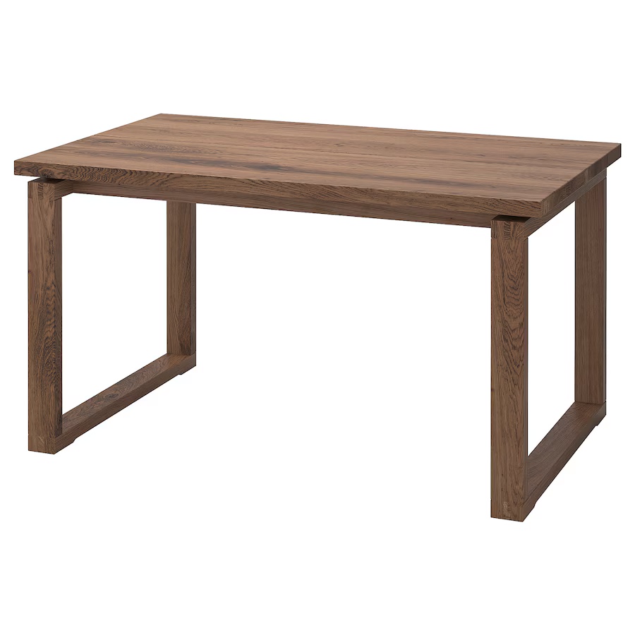 IKEA MÖRBYLÅNGA Table, oak veneer brown stained, thumbnail