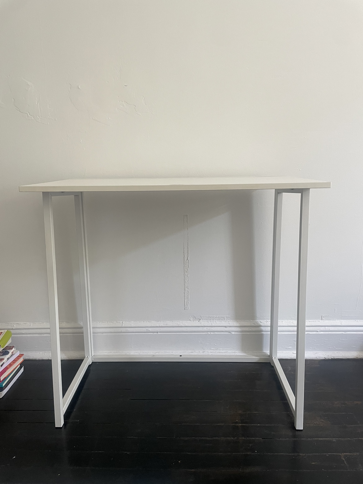 White folding desk