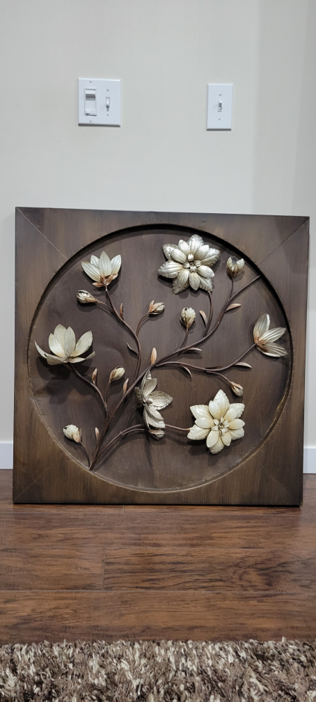 Metal Floral Wall Art
