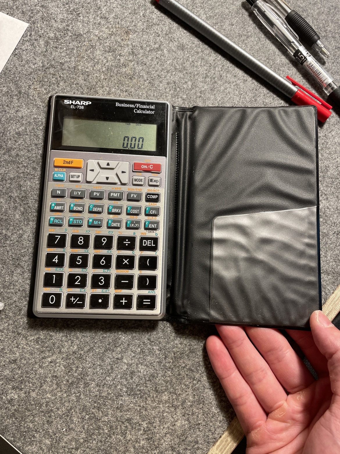 Sharp EL 738 financial calculator