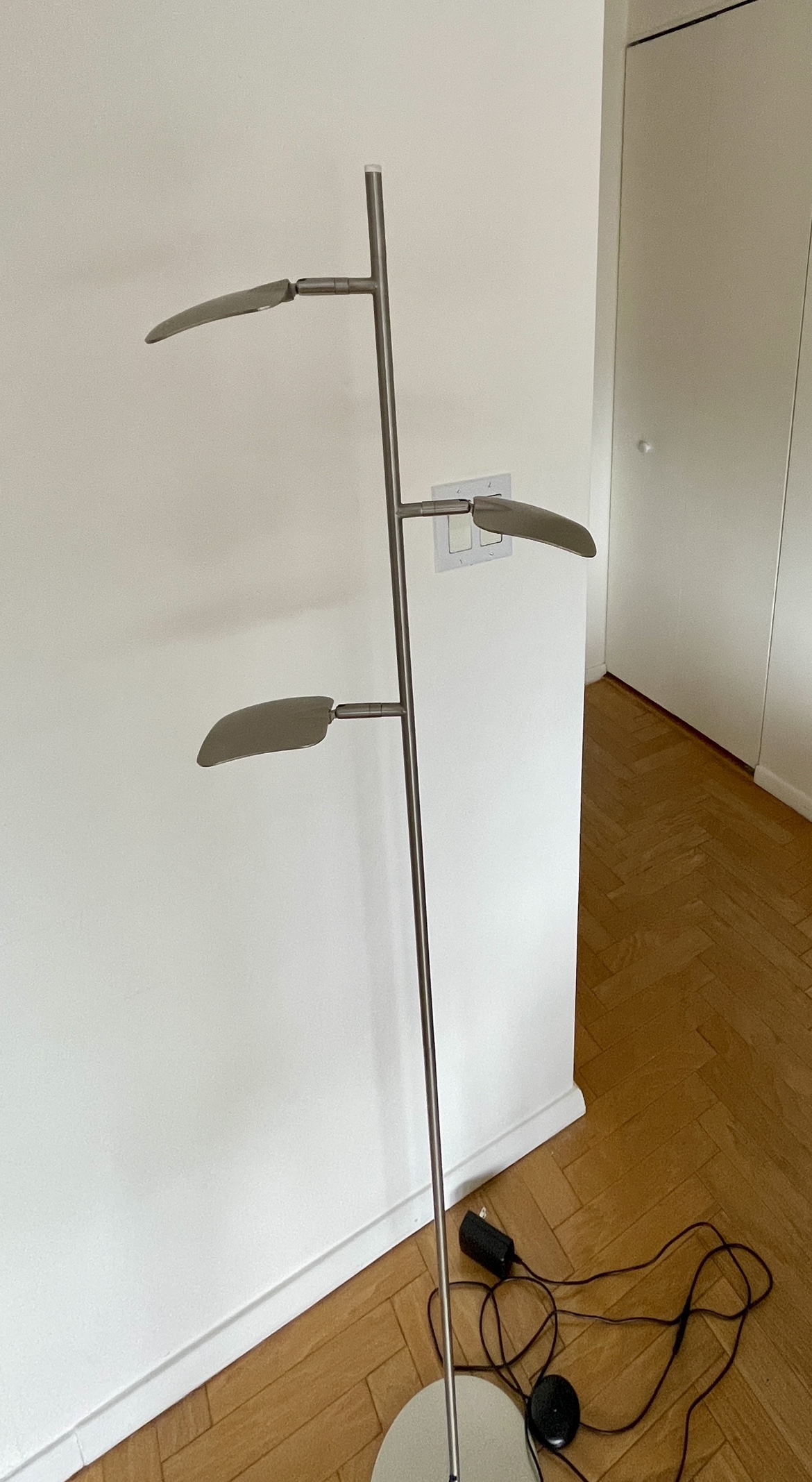 3 Tier LED Floor Lamp (Adjustable, Dimmable)