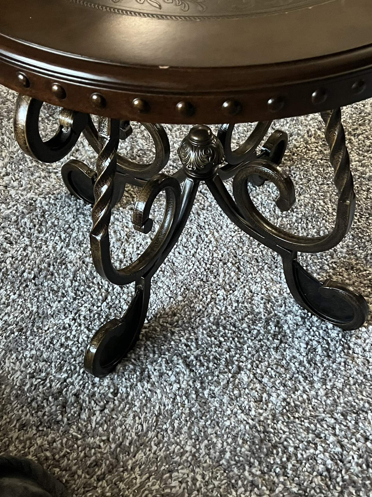 Centre table with coffee/side table